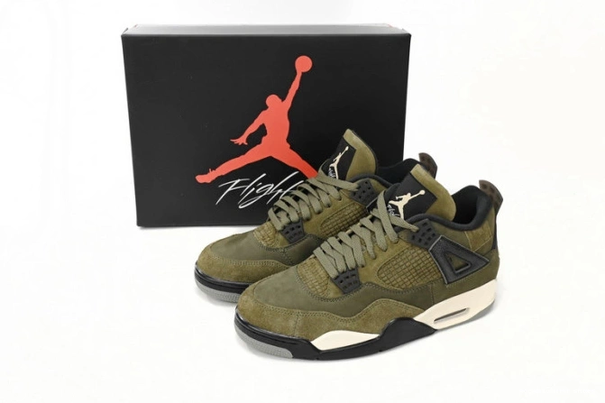 Rep Craft Jordan 4 Olive FB9927-200 Medium Air 0706